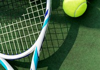 Tennis court background design