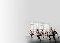 Fitness and health background design