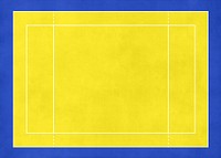 Yellow sport court background design