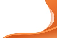 Orange modern wavy business background