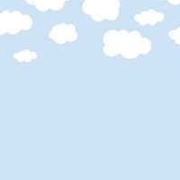 Cartoon clouds background design