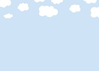 Cartoon clouds background design