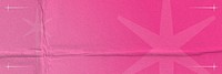 Pink star background for banner