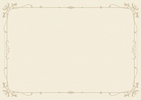 Vintage ornamental frame background design