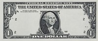 American 1 dollar bank note