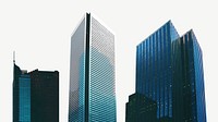 Skyscrapers in Canada collage element psd
