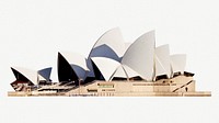 Opera House in Australia collage element psd