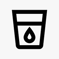 Water  icon collage element vector