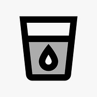 Water  icon collage element vector