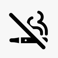 No smoking  icon collage element vector