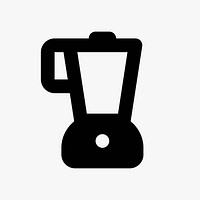 Jug blender  icon collage element vector