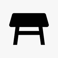 Table  icon collage element vector