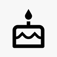 Cake  icon collage element vector