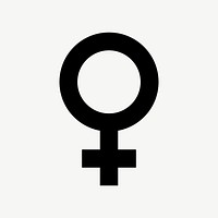 Female flat icon psd