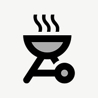 Bbq flat icon psd