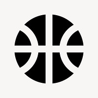 Basketball flat icon vector