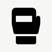 Boxing glove flat icon psd