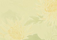 Yellow floral background design