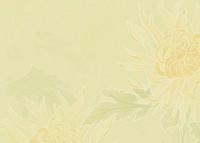 Yellow floral background design