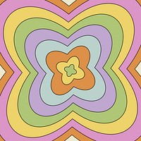 70's retro flower background design