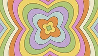 70's retro flower background design