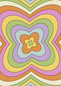 70's retro flower background design