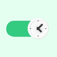 Clock slide icon