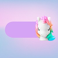 Unicorn slide icon