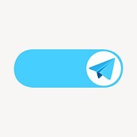 Paper plane slide icon