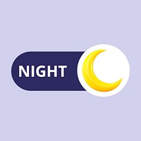 Night moon icon