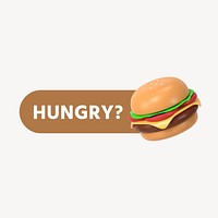 Hungry hamburger icon