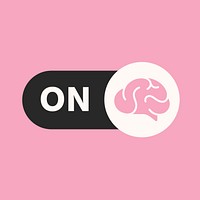 On brain icon