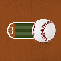 Baseball slide icon