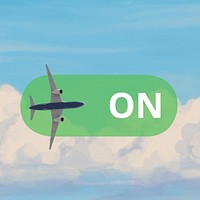 On airplane mode icon