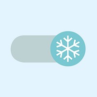 Snowflake slide icon