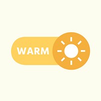 Warm sun icon