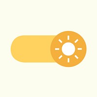 Sun slide icon