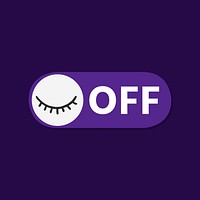 Off closed eye icon