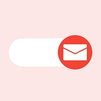 Email envelope slide icon