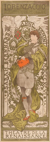 Lorenzaccio by Alphonse Mucha