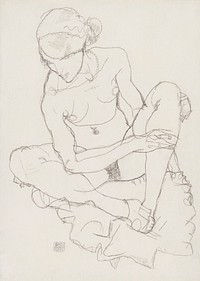 Untitled by Egon Schiele