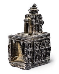 Votive Model of the Mahabodhi Temple, Bodh Gaya, India