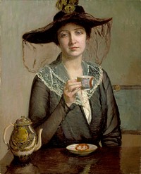 A Cup of Tea by Lilla Cabot Perry