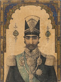 Early Portrait of Nasir al-Din Shah (reigned 1848-1896)