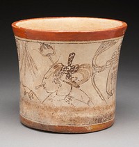 Bowl with Image of Warriors