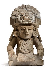 Seated Male Figure with Glyph C Headdress