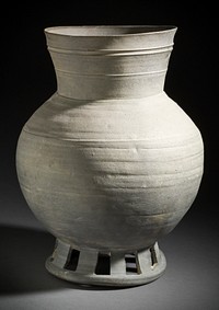 Jar with Pierced Ring Foot