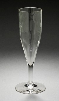 Champagne Flute by E Bakalowits  Sohne and Koloman Moser