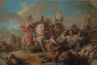 The Victory of Alexander over King Porus by Charles Andre Vanloo