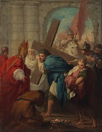 The Emperor Heraclius Carrying the Cross by Pierre Subleyras